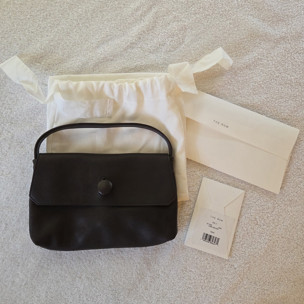 SOLD The Row Sally Bag In Dark Brown Leather